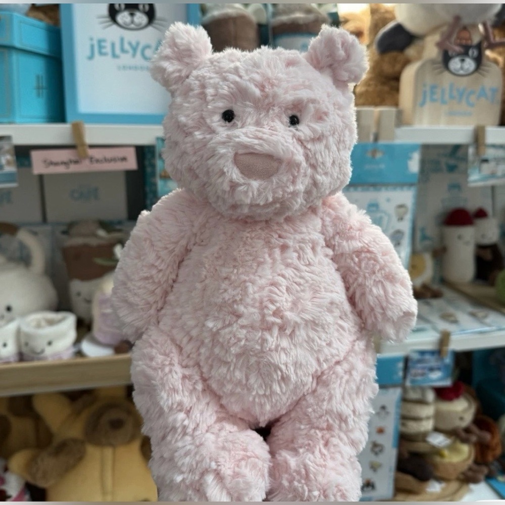 Adorable Pink Plush Teddy Bear